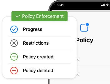 Audit Log for Policy Enforcement